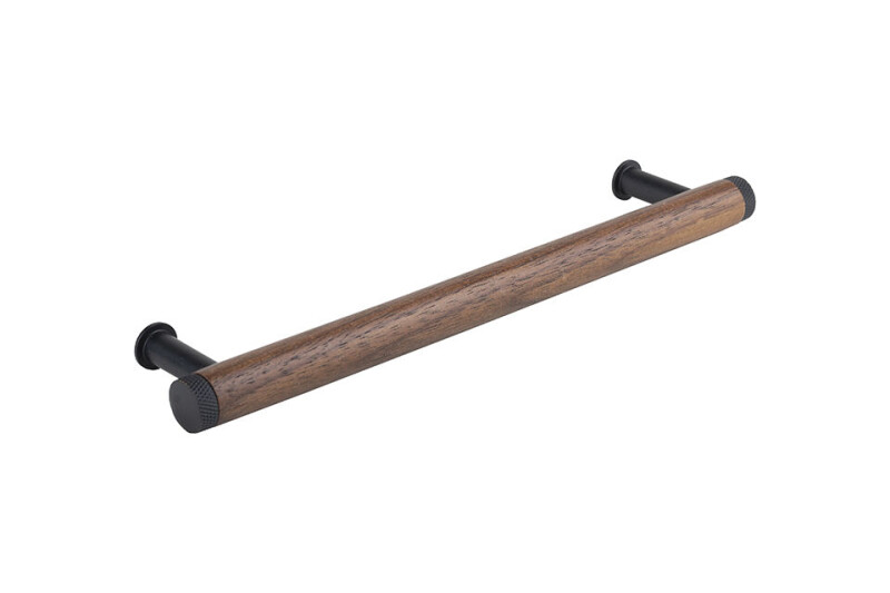 Úchytka Mewo 160 ořech černá matná